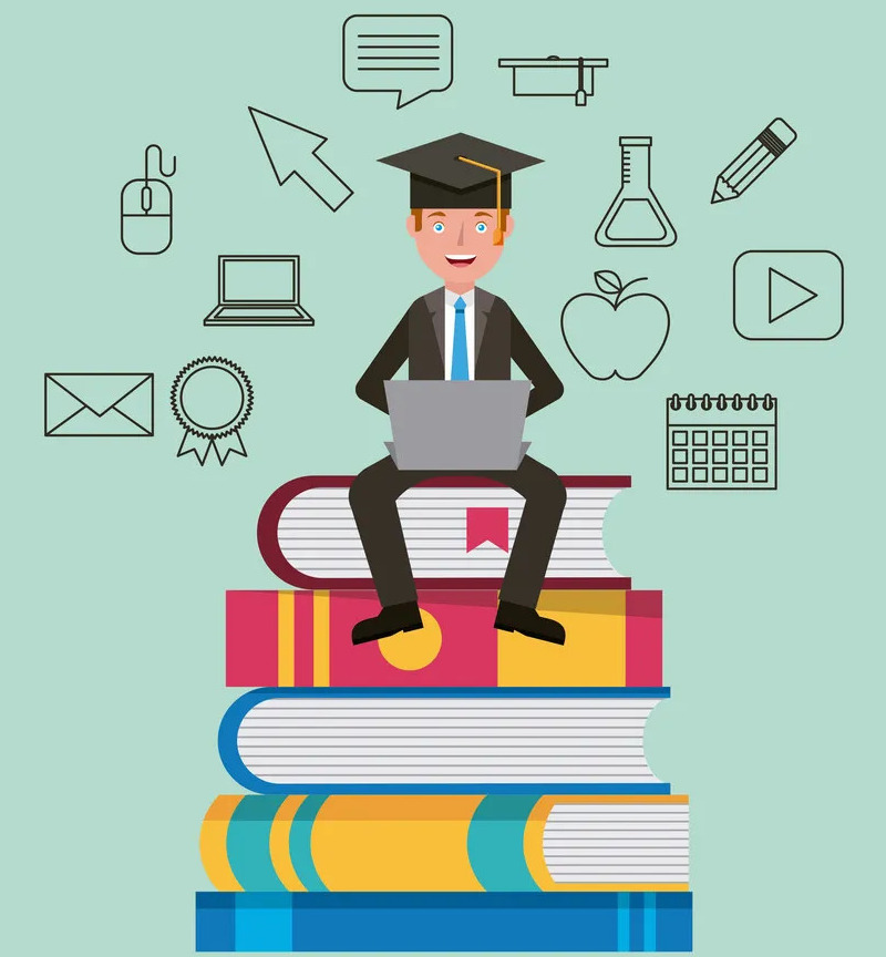 people learning education related vector 20906103